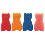 Cat Sponges by Chef's Pride, Set of 4