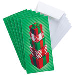 Christmas Present Money Card Holders, Set of 6