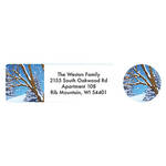 Personalized Four Seasons Labels and Seals, Set of 20