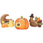 Fall Themed Wood Table Sitters by Holiday Peak™, Set of 3