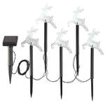 Solar Reindeer Stake Lights by Fox River™ Creations, Set of 5