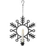 Metal Snowflake Wreath with Candle by Holiday Peak™