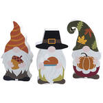 Fall Gnome Table Sitters by Holiday Peak™, Set of 3