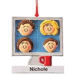 Personalized Work From Home Ornament