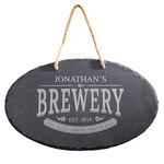 Personalized Brewery Slate Plaque