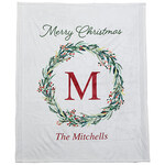 Personalized Christmas Throw Blanket, 50