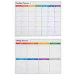 Weekly/Monthly Magnetic Calendars, Set of 2