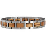 Magnetic Bracelet with Wood Accents