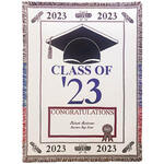 Personalized 2023 Graduation Afghan Throw