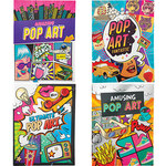 Pop Art Coloring Books, Set of 4