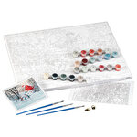 Winter-Themed DIY Paint-By-Number Set