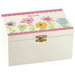 Personalized Floral Children's Jewelry Box
