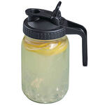 Flip Top Lid with Handle for Mason Jar