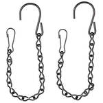 Metal Chain with Hooks, Set of 2