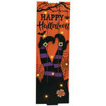 Lighted Happy Halloween Witch Sign by Holiday Peak™