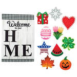 Interchangeable Welcome To Our Home Flag By Fox River™ Creations