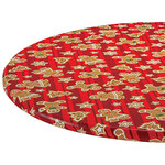 Gingerbread Fun Elasticized Table Cover By Chef's Pride™