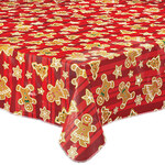 Gingerbread Fun Vinyl Table Cover By Chef's Pride™