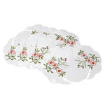 Embroidered Floral Placemats, Set of 4