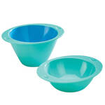 Oval Ice Cream Bowl with Ice Holder