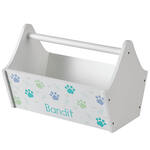 Personalized Paws Treats and Toy Caddy