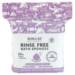 Scrubzz™ Rinse-Free Bath Sponges with Lavender, Set of 25